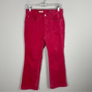 Pilcro Hot Pink Corduroy Casual  Straight Leg Pants 27